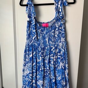 Lilly Pulitzer Blue and White Romper